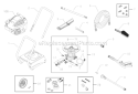 Page A Diagram and Parts List for 020239-1  Briggs and Stratton Pressure Washer